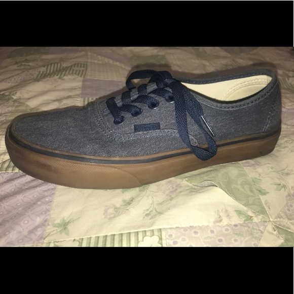 vans authentic washed canvas